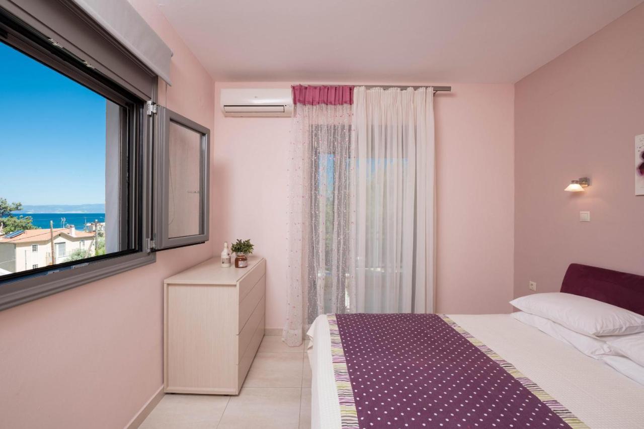 Louloudis Pool Villa Skala Rachoni  Bagian luar foto