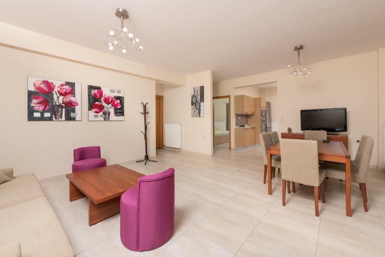 Louloudis Pool Villa Skala Rachoni  Bagian luar foto